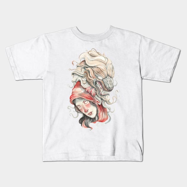 The Red within Kids T-Shirt by Tolagunestro